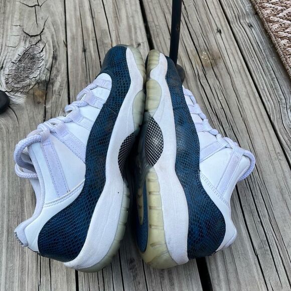 Air Jordan 11 Retro Low Snake Navy CD6846-102 Sneakers - Picture 7 of 8